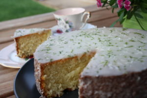 Lime Coconut Sponge Cake