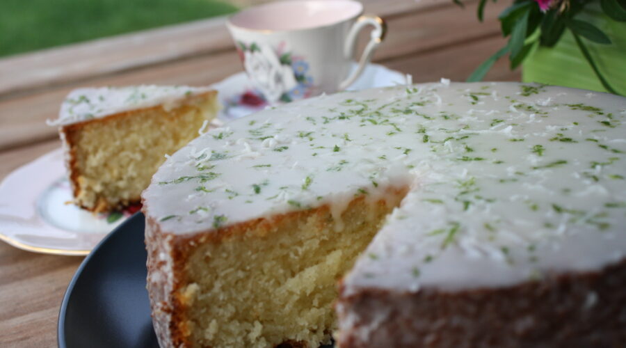 Lime Coconut Sponge Cake