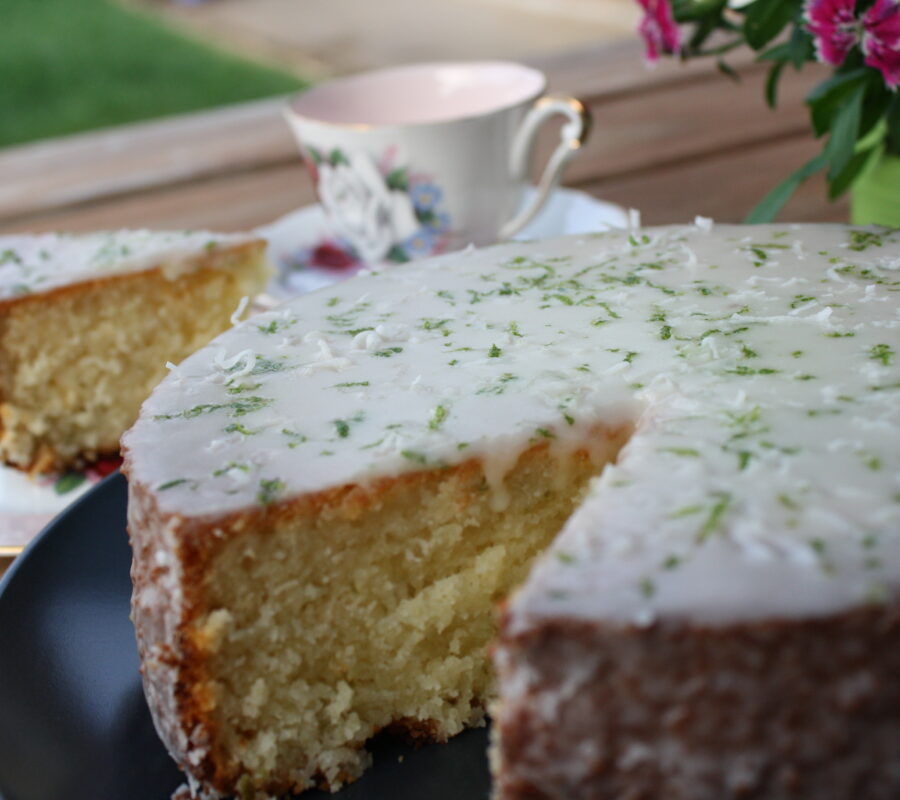 Lime Coconut Sponge Cake