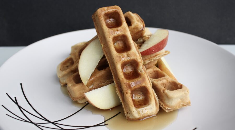 Spiced Apple Waffles