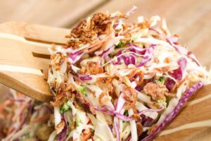 Coleslaw with wasabi dressing | The Fare Sage