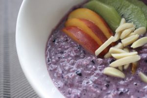 Blueberry Chia Overnight Oats