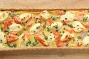 Smoked salmon tart | The Fare Sage